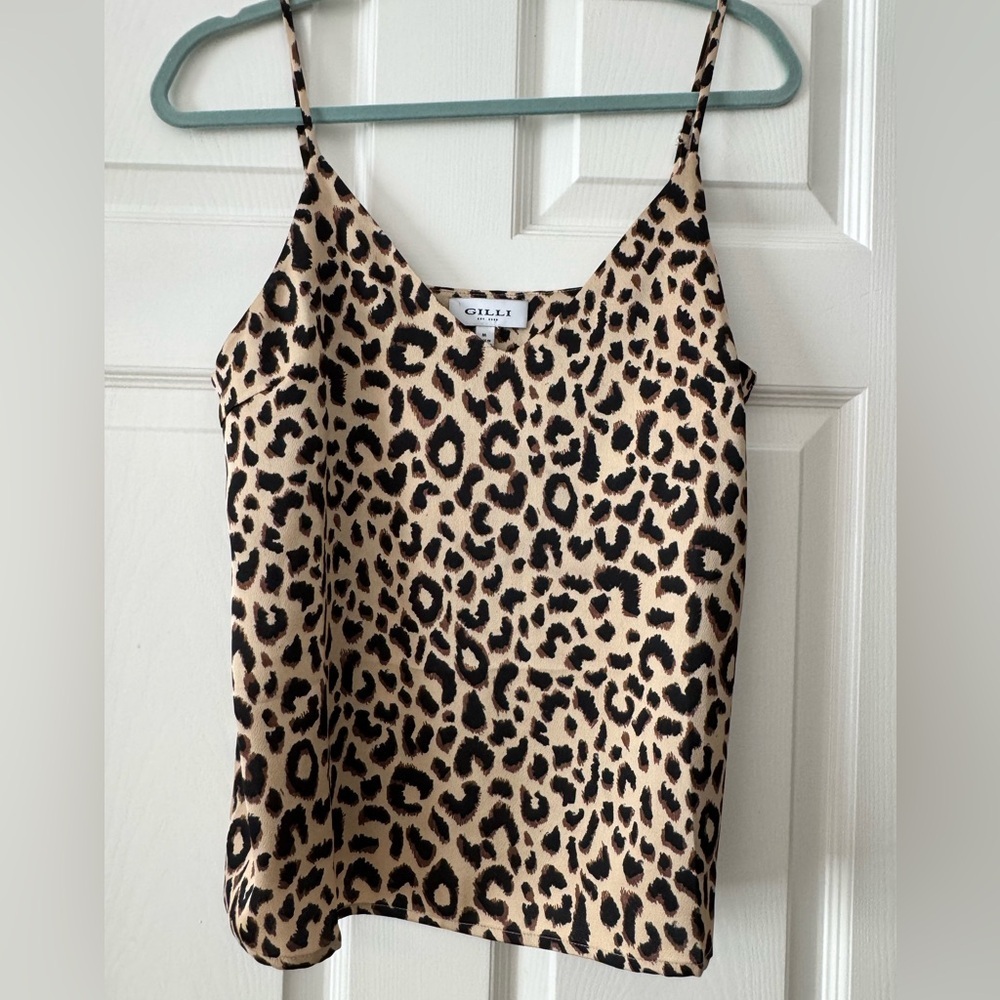 Gilli Leopard Print Cami Top